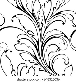 Floral seamless pattern. Endless texture for wrapping, textiles, paper, wallpaper.