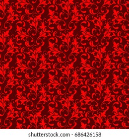 Floral seamless pattern. Endless texture for wallpaper, wrapping and fabric.