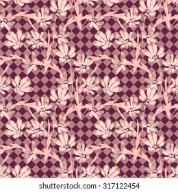 Floral seamless pattern, eps 10