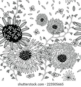 Floral seamless pattern. EPS 8 Vector Background