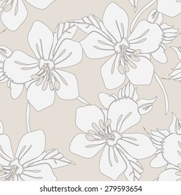 Floral Seamless Pattern, eps 8