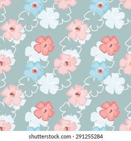 Floral seamless pattern, eps 8