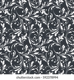 Floral seamless pattern. Ethic texture for fabric, wrapping, wallpaper and paper. Decorative print.