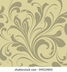 Floral seamless pattern. Ethnic texture for fabric, wrapping and wallpaper.