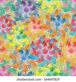 Floral seamless pattern with exotic vivid flowers. 