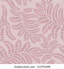 Floral seamless pattern. Fall leaf background. Floral seamless texture with leaves