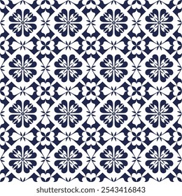 Floral seamless pattern in a fashionable color , Portuguese tiles, Azulejo, ornaments. Can be used for wallpaper, pattern fills, web page background, surface textures. Vector
