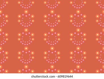 Floral seamless pattern. Fine texture with flowers. Vector Illustration. EPS10