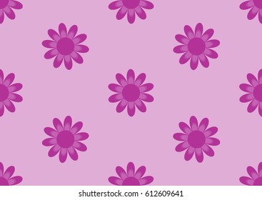 Floral seamless pattern. Fine texture with flowers. Vector Illustration. EPS10