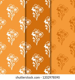 floral seamless pattern with flower
