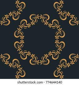Floral seamless pattern, flower