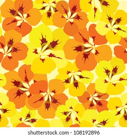 Floral seamless pattern. Flower background. Floral seamless texture with flowers.