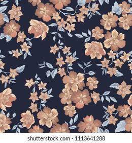 Patrón floral sin fisuras. Fondo de las flores. Papel pintado ornamental de verano con flores.