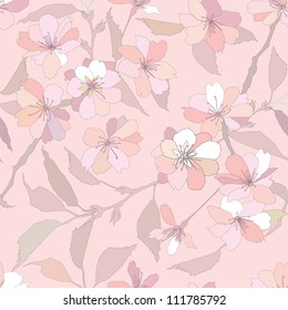 Floral seamless pattern. Flower background. Floral seamless texture with flowers.