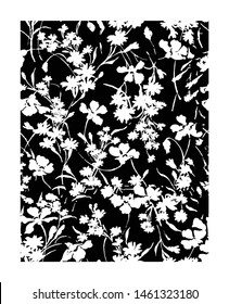  Patrón floral sin fisuras.Fondo del flor