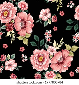 Floral seamless pattern Flower background