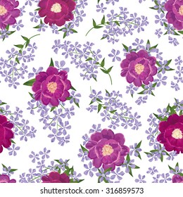 Floral seamless pattern. Flower background. Floral seamless texture with flowers.