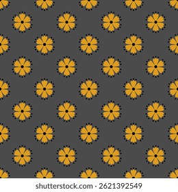 Floral seamless pattern ,flower branches seamless pattern , vector , illustration ,flowers pattern design Seamless flower pattern with colorful little flowers. Simple flat bright flowers background