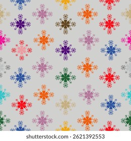Floral seamless pattern ,flower branches seamless pattern , vector , illustration ,flowers pattern design Seamless flower pattern with colorful little flowers. Simple flat bright flowers background