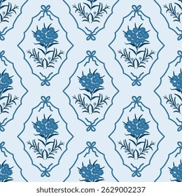 Padrão sem costura floral, ramos de flores padrão sem costura, vetor, ilustração, design de padrão de flores Padrão de flores sem costura com flores pequenas coloridas. Plano simples fundo de flores brilhantes