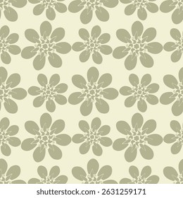 Padrão sem costura floral, ramos de flores padrão sem costura, vetor, ilustração, design de padrão de flores Padrão de flores sem costura com flores pequenas coloridas. Plano simples fundo de flores brilhantes
