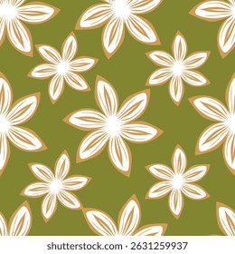 Floral seamless pattern ,flower branches seamless pattern , vector , illustration ,flowers pattern design Seamless flower pattern with colorful little flowers. Simple flat bright flowers background
