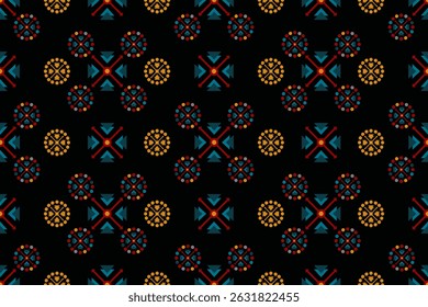 Floral seamless pattern ,flower branches seamless pattern , vector , illustration ,flowers pattern design Seamless flower pattern with colorful little flowers. Simple flat bright flowers background