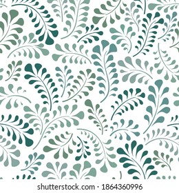 Floral seamless pattern with flower rose. Abstract swirl line bloom background. Petal tiled wallpaper