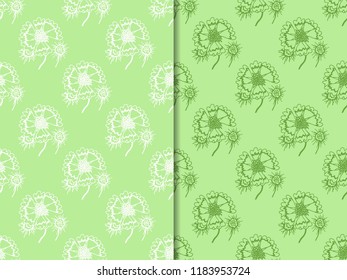 floral seamless pattern with flowers
