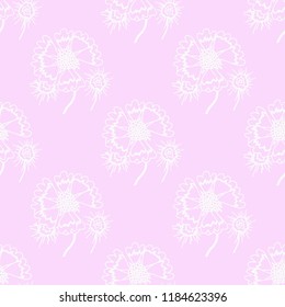 floral seamless pattern with flowers