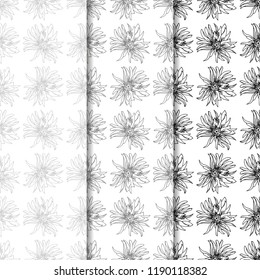 floral seamless pattern with flowers