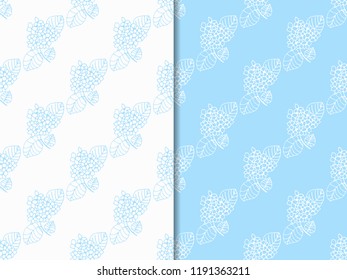 floral seamless pattern with flowers