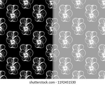 floral seamless pattern with flowers
