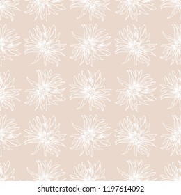 floral seamless pattern with flowers