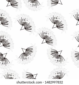 Floral Seamless Pattern. Flowers Background