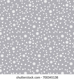 Floral seamless pattern of flowers and buds. The background lace for fabric, porcelain, Wallpaper, paper. White flowers.