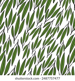 Nahtloses Blumenmuster mit Blumen, endlose Textur, Tuschskizze. Vektorillustration für Hochzeitseinladungen, Bildschirmhintergrund, Textil, Einwickelpapier
