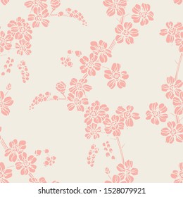 Floral seamless pattern. Flowers illustration