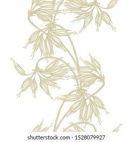 Floral seamless pattern. Flowers illustration