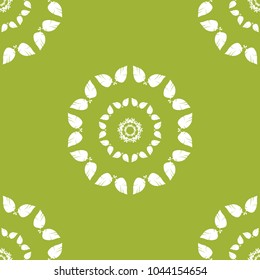 floral seamless pattern with flowers and leaves