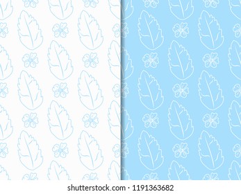 floral seamless pattern with flowers and leaves