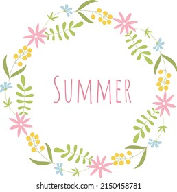 Floral seamless pattern with flowers and spring summer bouquet. Botanical romantic vector design for social media and gift cards
