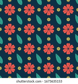  Patrón floral sin fisuras.Patrón floral sin soldadura. Textura de flores