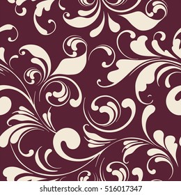 Floral seamless pattern. Flowery backgroud for fabric, wallpaper, wrapping.