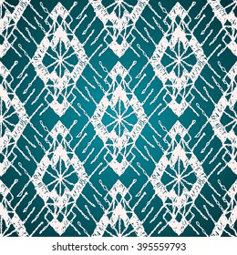 Floral seamless pattern with a fringe border knitted or woven macrame in boho style, oriental pattern, pattern bohemian, bohemian style, boho style, knitting, crochet pattern.