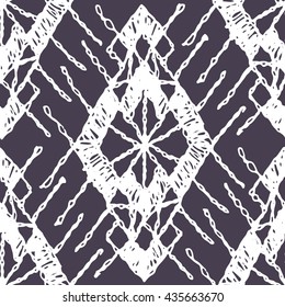 Floral seamless pattern with a fringe border knitted or woven macrame in boho style, oriental pattern, pattern bohemian, bohemian style, boho style, knitting, crochet pattern.
