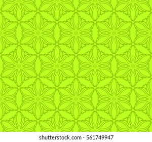 floral seamless pattern. geometrical ornament. vector illustration for design invitation, background, wallpaper, fabric, decor