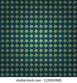 Floral seamless pattern. Green, blue and gray spring flowers. Floral wall art painting for home. Wedding invitation template. Greeting card. Floral card. Vector abstract flowers.