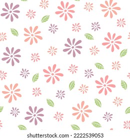 patrón floral sin costuras con hojas verdes y flores de colores para los niños, ropa de cama textil para bebés swaddle ropa de dormir pijama