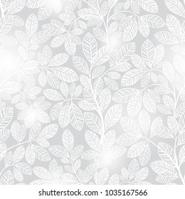 Floral Seamless Pattern. Hand drawn endless vector illustration on light background. Can be used for wallpaper, website background, textile, greeting cards, wedding invitation, wrapping, books, print